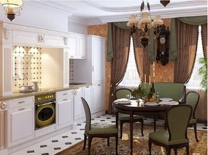 Кафе на кухне Стиль кафе на кухне