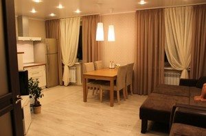 Льняные шторы для кухни Льняные шторы в кухне