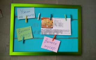 Планшет для заметок и рецептов «Доска объявлений»