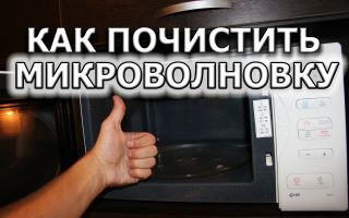 Как и чем почистить микроволновку внутри: способы и средства удаления жира