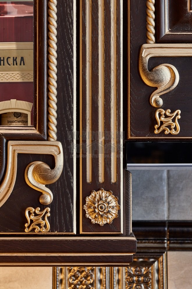 Фасады из массива дуба