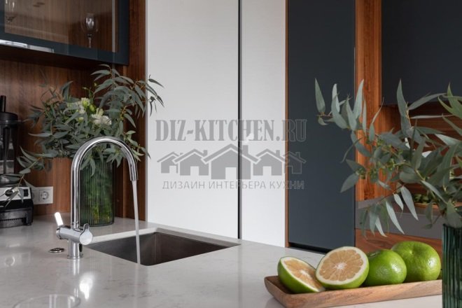 Кварцевая столешница SmartQuartz Bianco Venatino